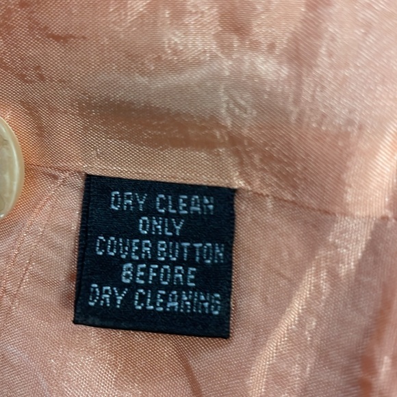 Linda Allard Ellen Tracy Women color Guava 1 Piece Blazer Jacket VTG 80s Elegant - Picture 6 of 12